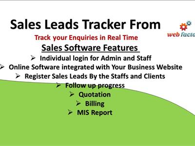 Sales Lead Management Online Software