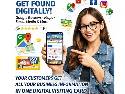 Image of Digital Visiting Card Combo Pack Offer - 2