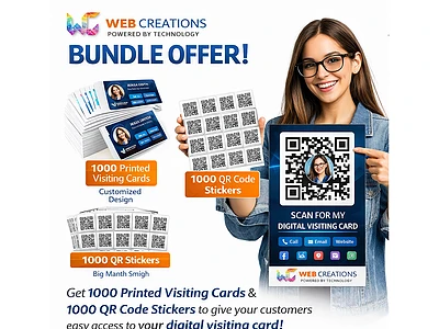 Image of Digital Visiting Card Combo Pack Offer - 1