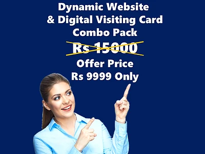 Dynamic Website Digital Visiting Card Combo Offer