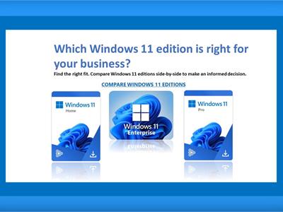 Business and Technology News Windows 11 Editions